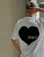 SSAINT - Heart Tee - Black