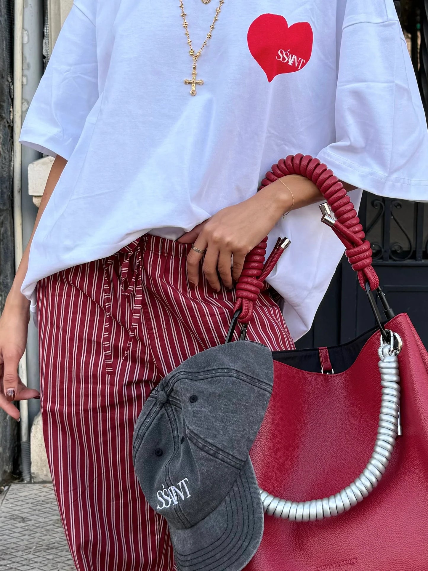 SSAINT - Heart Tee: Red