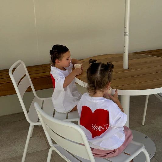 SSAINT - Kids Heart Tee - Red