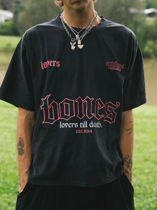 Billy Bones Club - The Endless Tee - Vintage Black/Pink