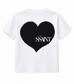 SSAINT - Kids Heart Tee - Black