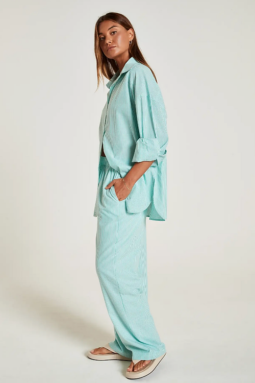 All Fenix - Lucia Striped Pants - Green