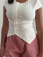 By Frankie - Red Gingham Frill Shorts