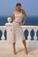 Runaway - Ava Midi Skirt - White