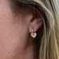 Wild Cactus & Co - Paved Heart Ear Hoops