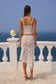 Runaway - Ava Midi Skirt - White