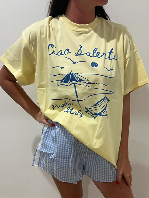 By Frankie - Yellow Ciao Salento Tee