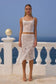 Runaway - Ava Midi Skirt - White
