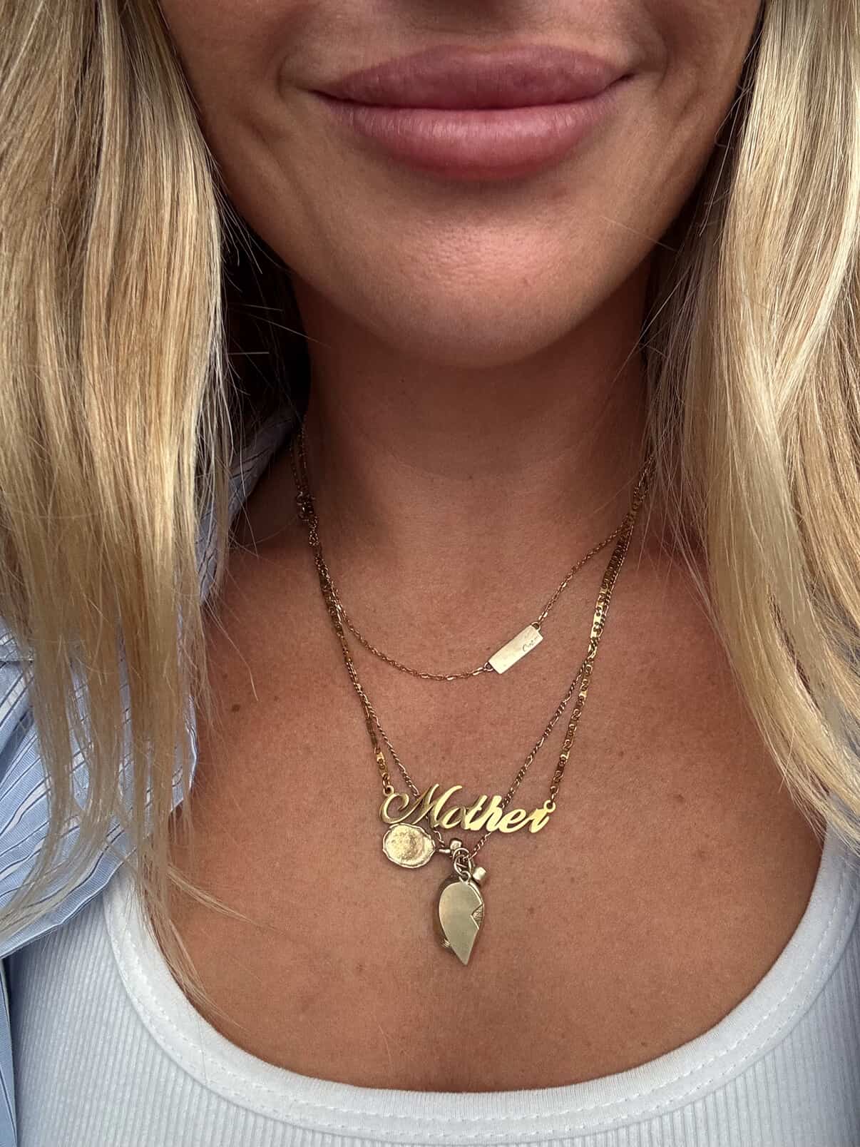 Shrimps - Mother Necklace 18k Gold Plated