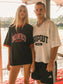 Billy Bones Club -  False Start Ringer Tee - Washed black