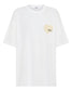 SSAINT - Heart Tee : White & Cream