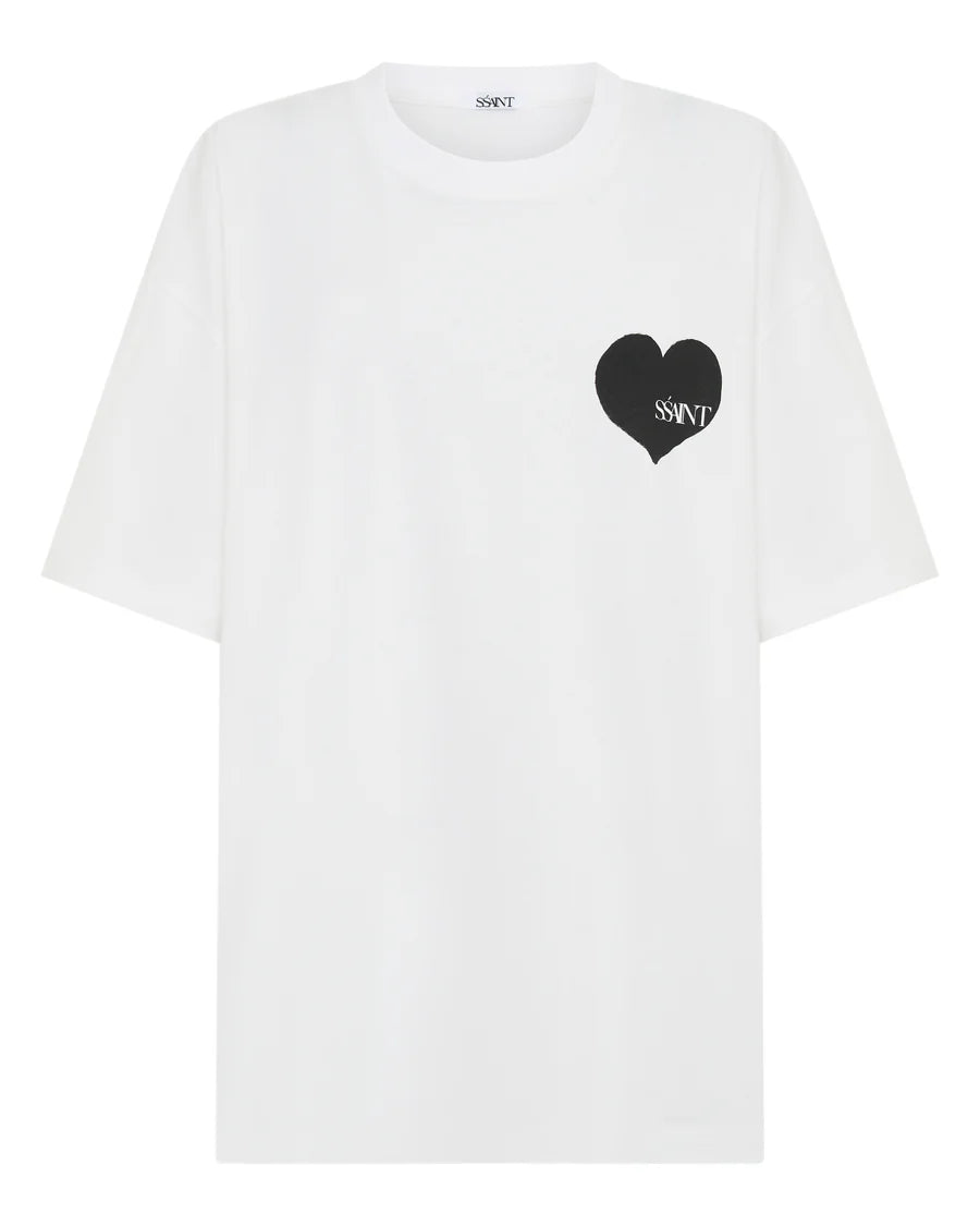 SSAINT - Heart Tee: Black