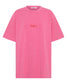 SSAINT - No Vacancy Tee Dark Pink Acid Wash