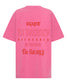 SSAINT - No Vacancy Tee Dark Pink Acid Wash