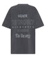 SSAINT - No Vacancy Tee Charcoal Acid Wash