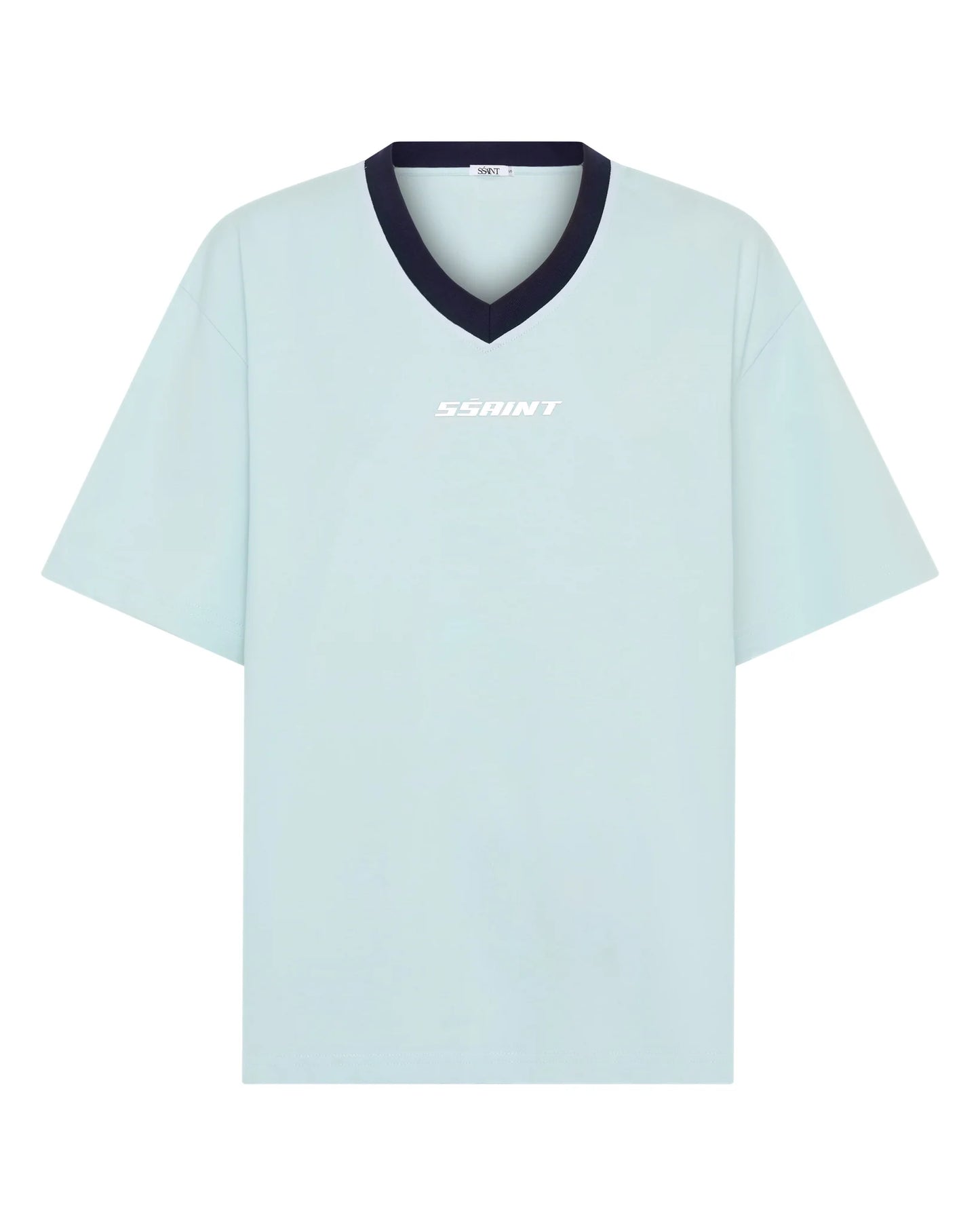 SSAINT - Reflective V Neck Tee - Mint