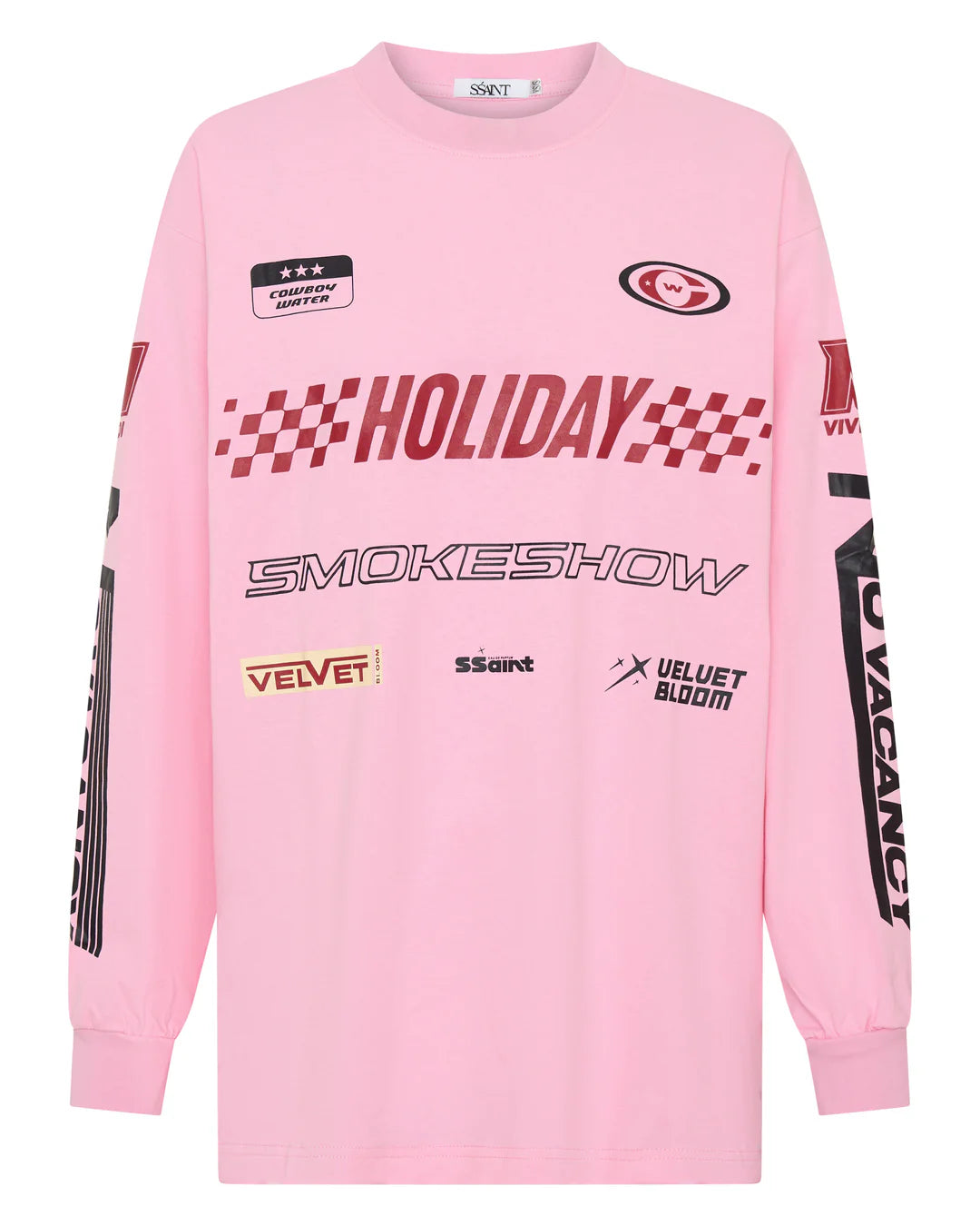 SSAINT - Signature Moto Tee - Pink
