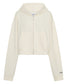 SSAINT - Cropped Hoodie - Butter & Navy