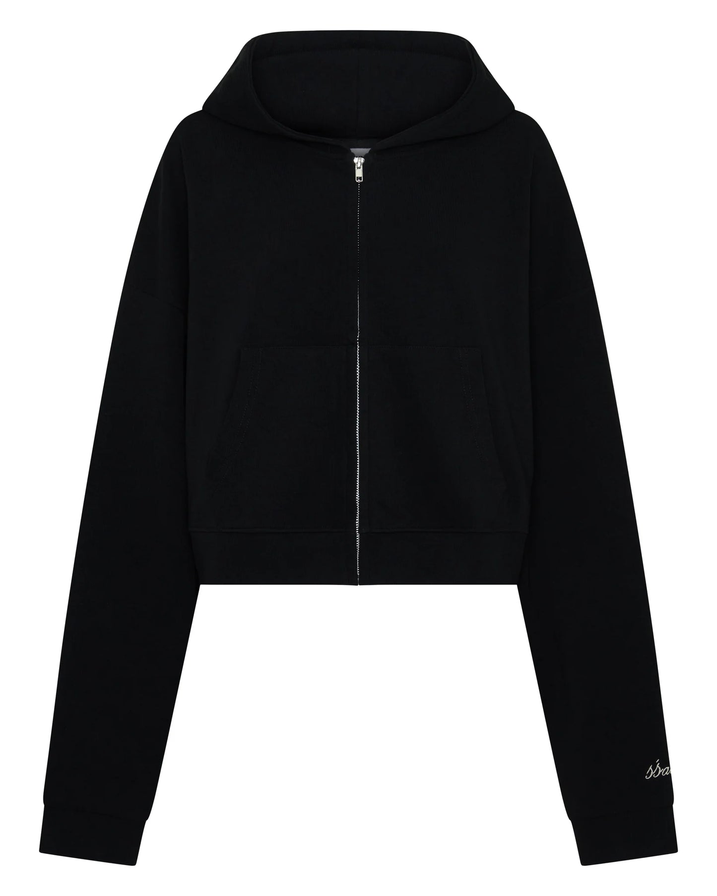 SSAINT - Cropped Hoodie - Black & Butter