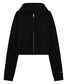 SSAINT - Cropped Hoodie - Black & Butter