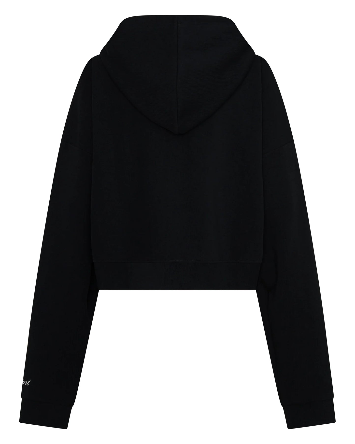 SSAINT - Cropped Hoodie - Black & Butter
