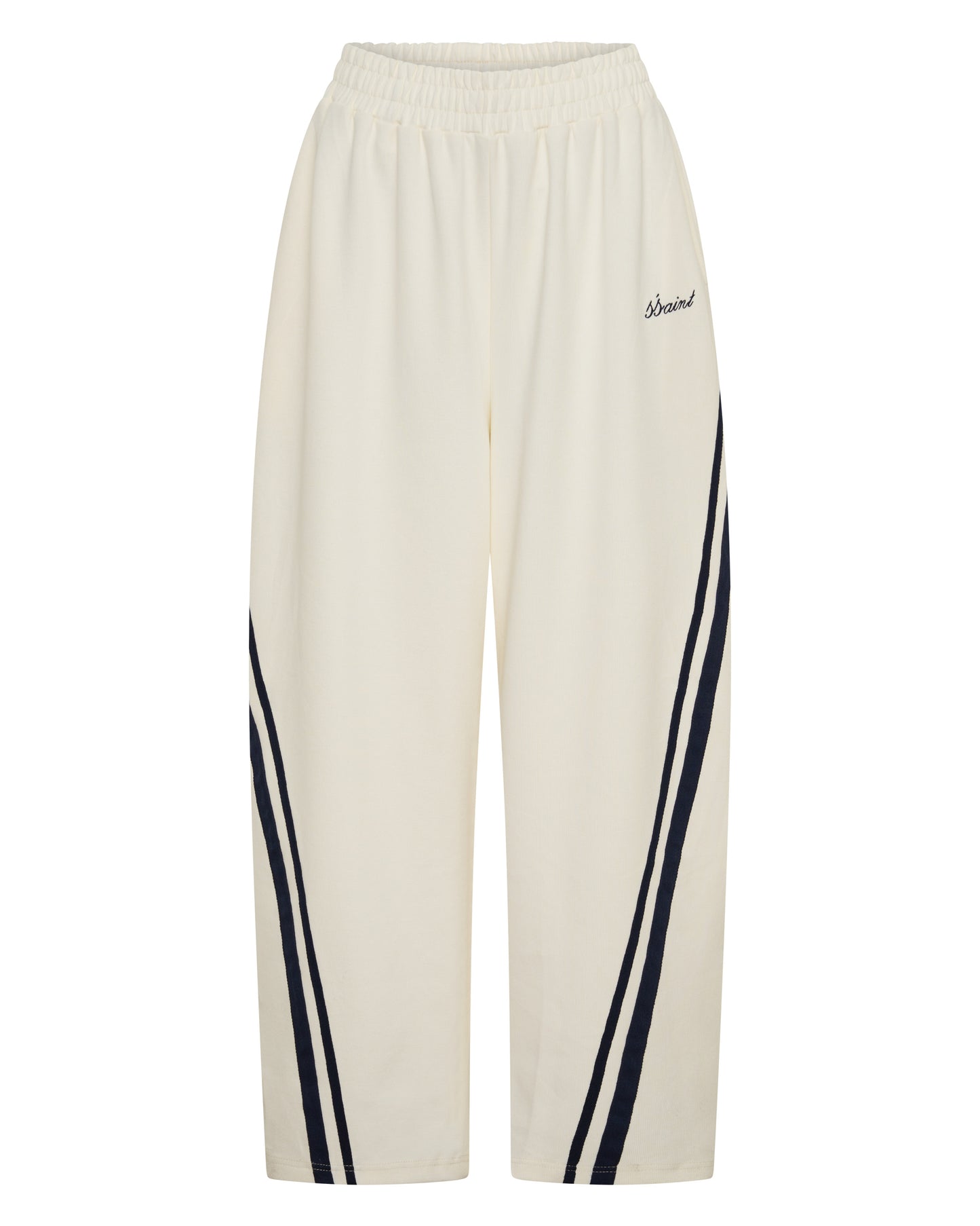 SSAINT - Barrel Trackpants - Butter & Navy