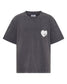 SSAINT - Kids Heart Tee - Acid Wash Charcoal