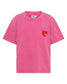 SSAINT - Kids Heart Tee - Acid Wash Pink