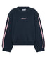 SSAINT - Kids Fleece Crew - Navy & Pink