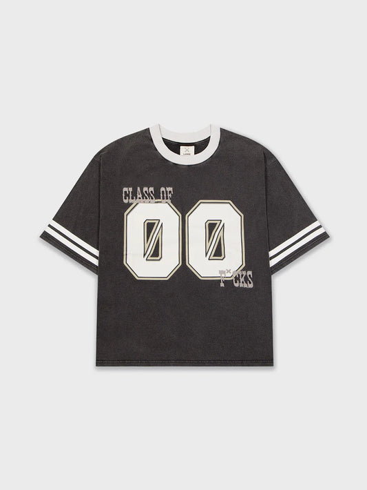 Billy Bones Club - Class of '00 Ringer Tee - Washed Black