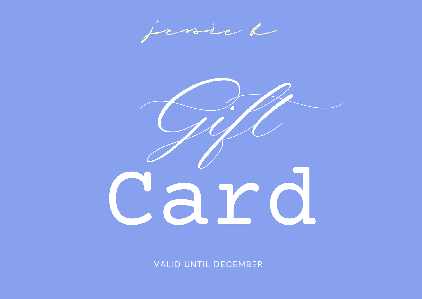 Jessie B Gift Card