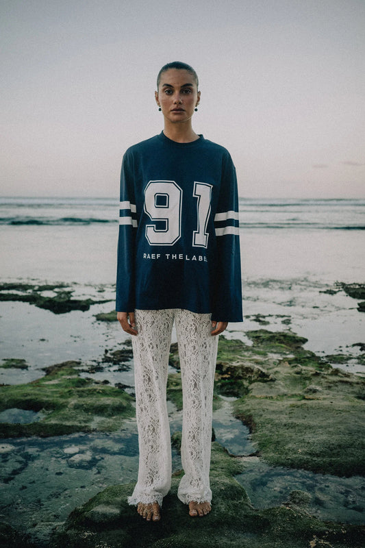 RAEF the Label - Jersey 91 Longsleeve Top - Navy