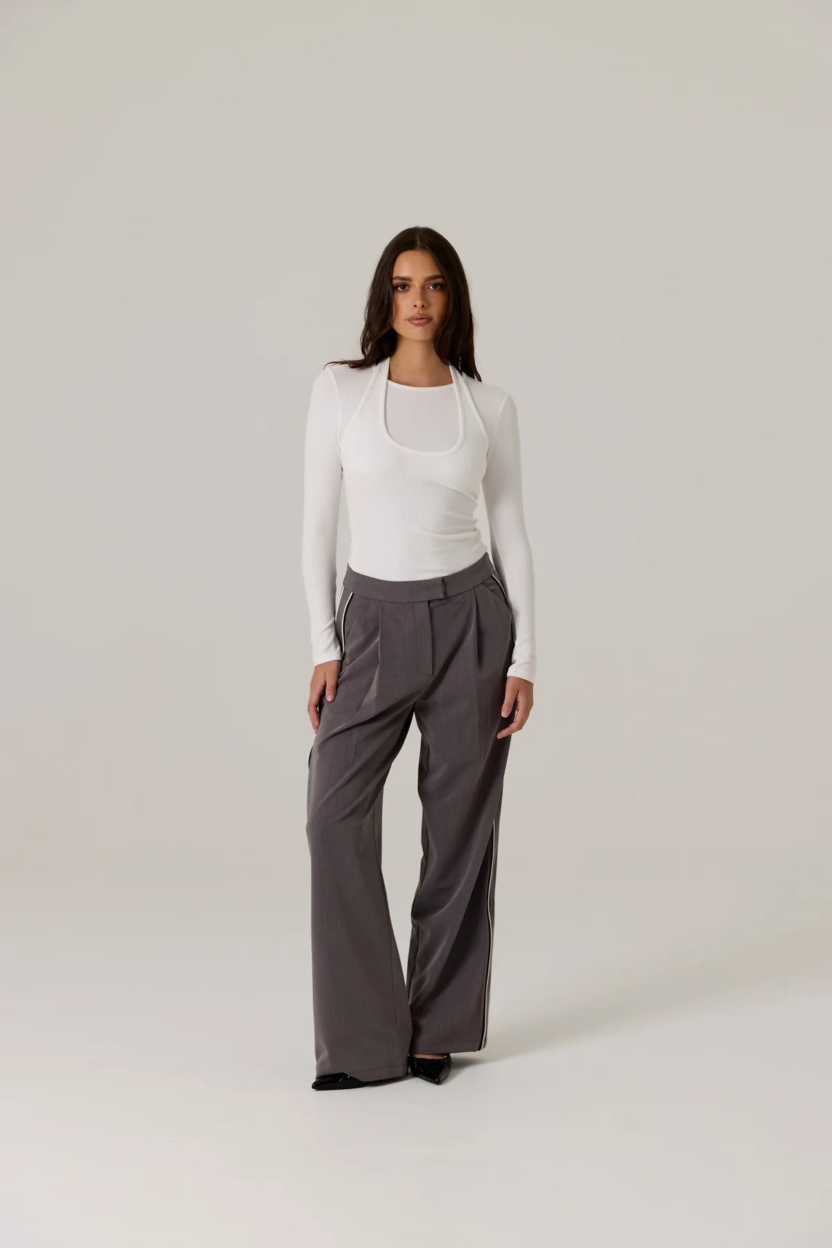 RAEF - Gia Double Layer Top - White