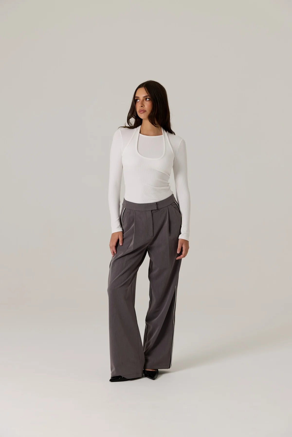 RAEF - Gia Double Layer Top - White