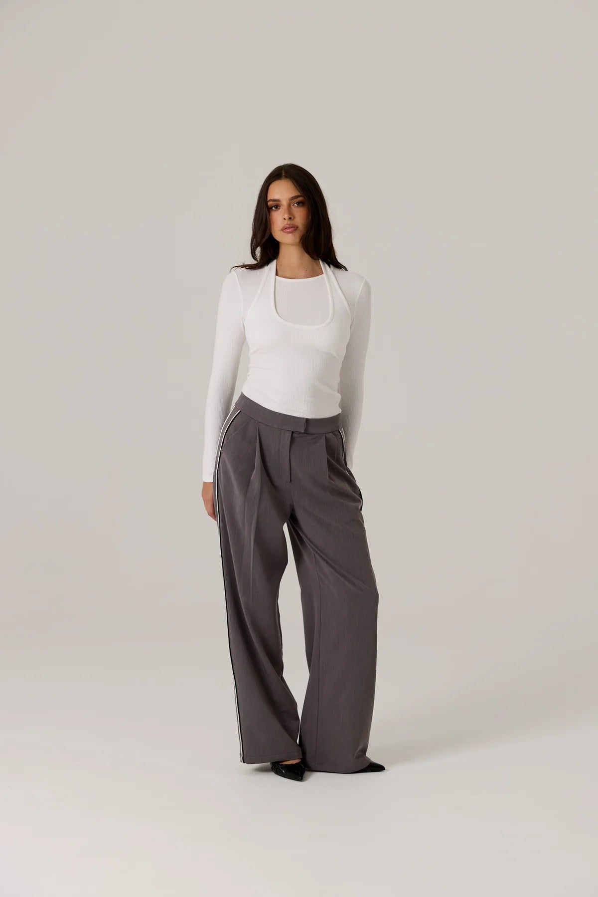 RAEF - Gia Double Layer Top - White