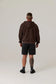 RAEF - Remy Zip Fleece Hoodie - Vintage Dark Truffle