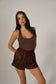 RAEF - Lola Lace Short - Cocoa