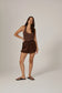 RAEF -  Valerie Ribbed Tank - Chocolate