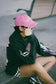RAEF the label - Kaia Graphic Cap - Washed Pink
