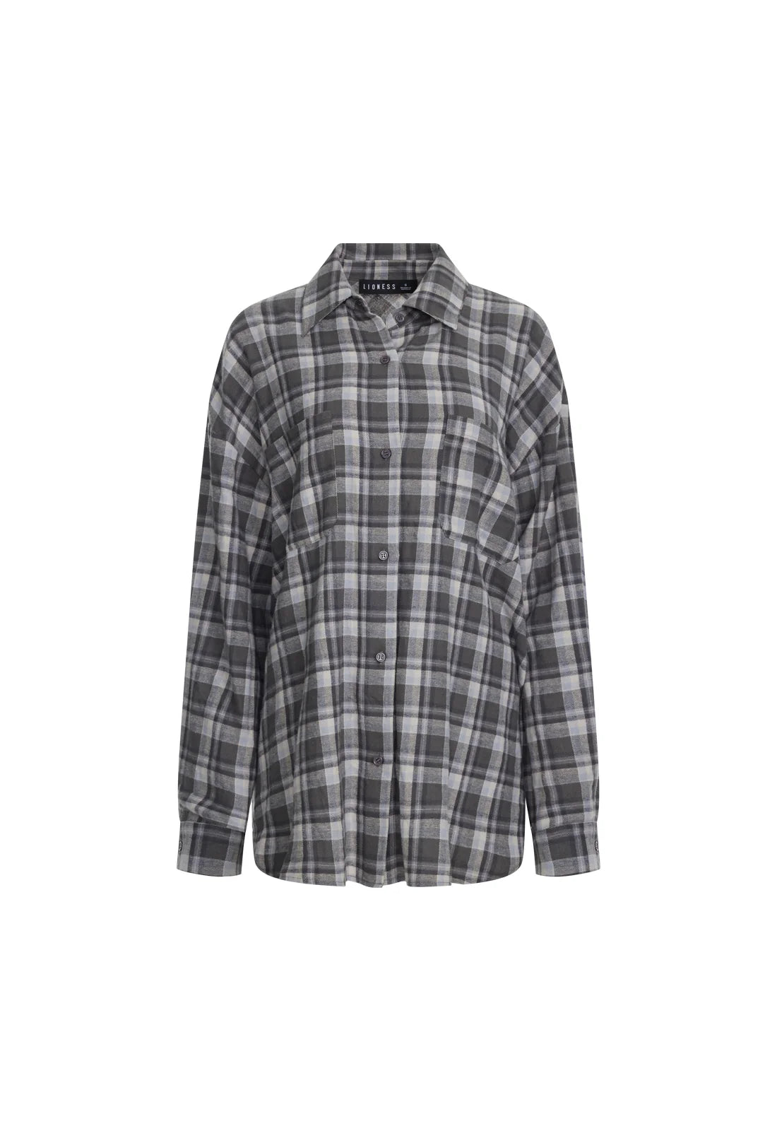 Lioness - Clarity Shirt - Slate Plaid