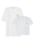 SSAINT - Heart Tee Cream Matching Set