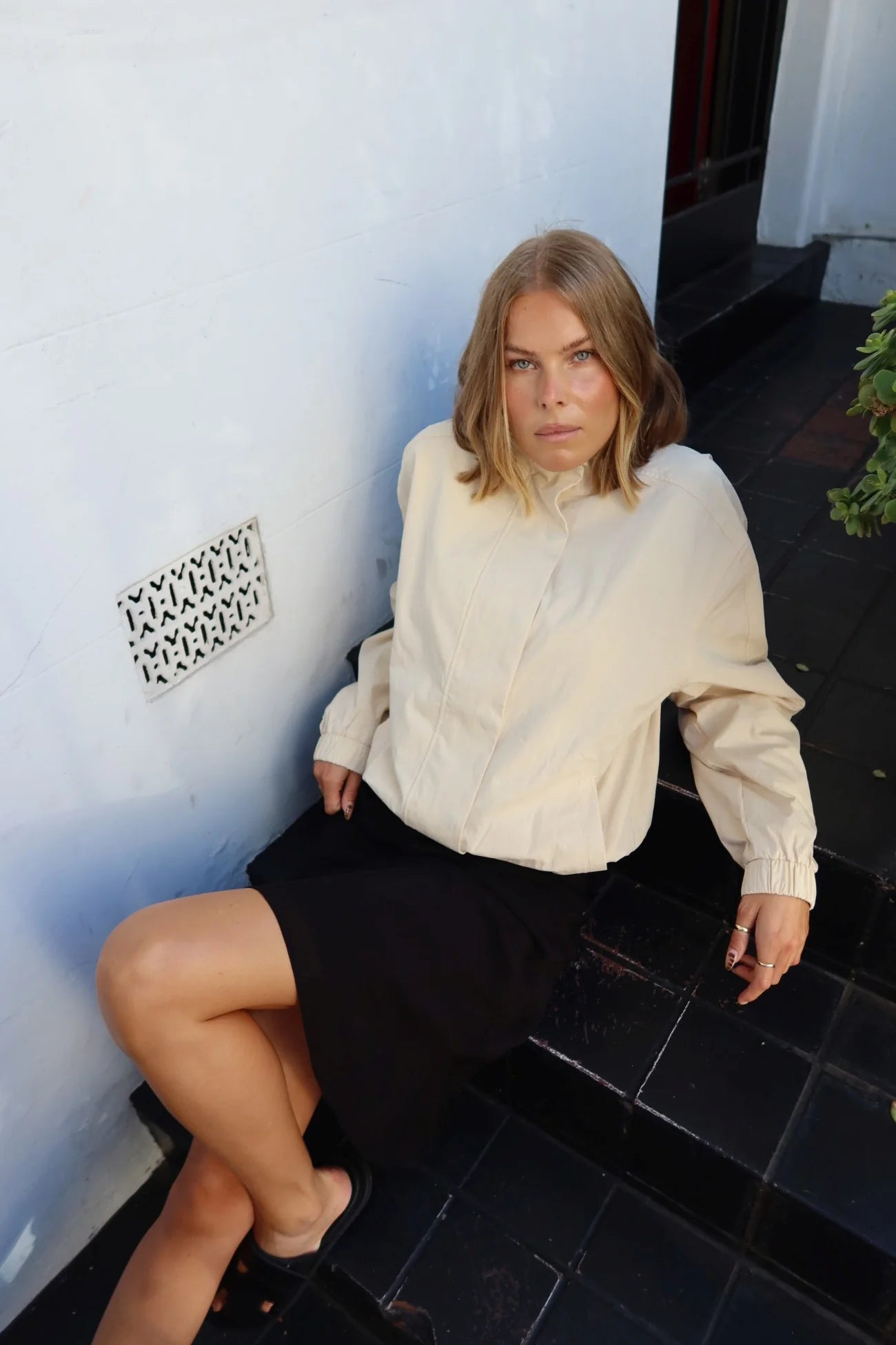 Raef - Hadley Jacket - Chalk