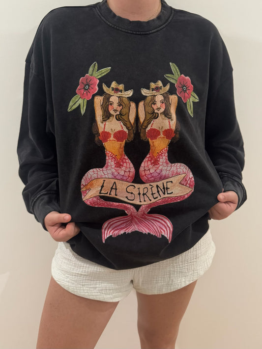 Maku The Label - Mermaid La Sirene Crew Neck