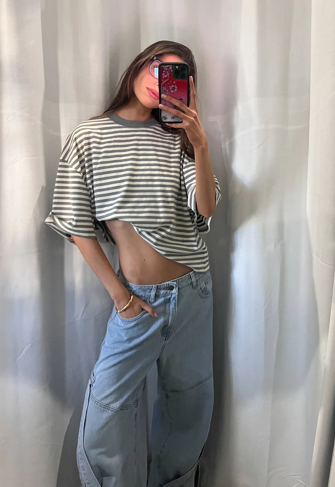 Lioness - Bloom Short Sleeve - Ash Stripe