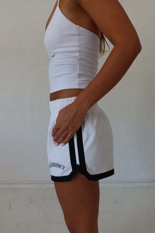 PRE ORDER - SSAINT - Reflective V Shorts - White