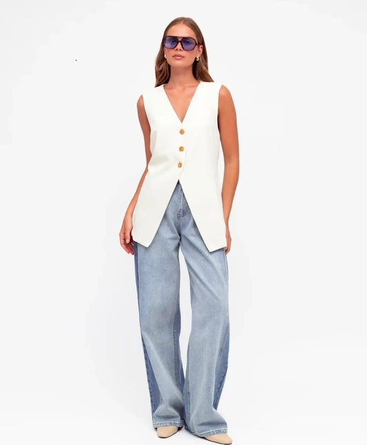 Paper Heart - Denim Jeans | Two Toned Blue