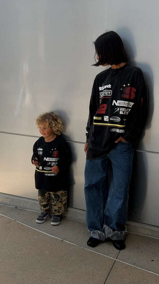 SSAINT - Kids/Youth Signature Moto Tee - Black