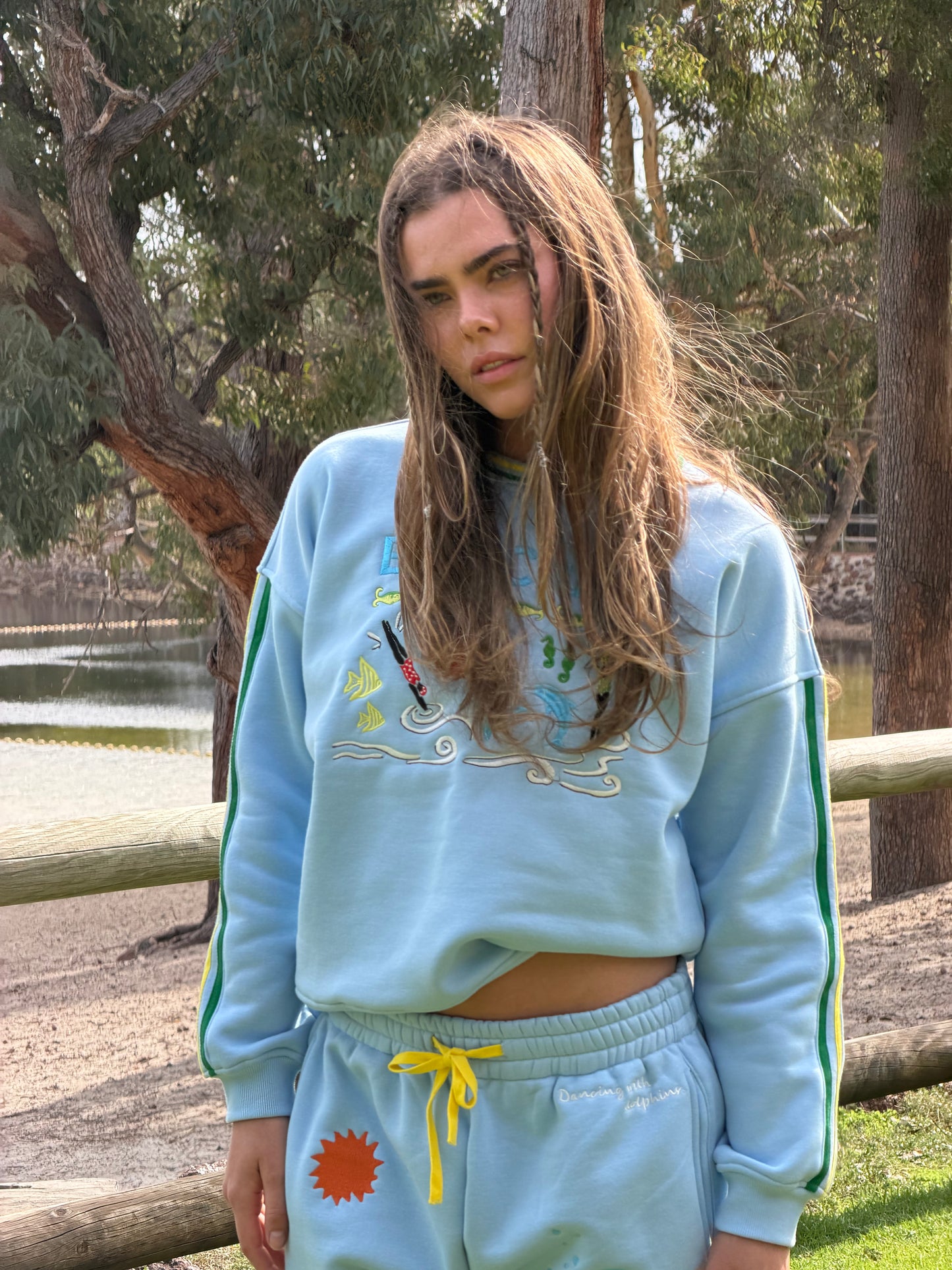 Spicy Dugong - Blue Crush Tracksuit Set