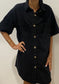 By Frankie - Black Denim Mini Dress