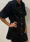 By Frankie - Black Denim Mini Dress